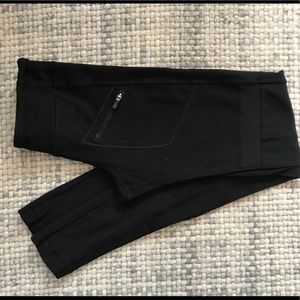 Lululemon leggings with zipper details